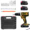 Impact Drill With Rechargeable Lithium Battery CrossBorder Flashlight Gun Electric Screwdriver For 1