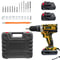 Impact Drill With Rechargeable Lithium Battery CrossBorder Flashlight Gun Electric Screwdriver For 1