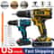 Impact Drill With Rechargeable Lithium Battery CrossBorder Flashlight Gun Electric Screwdriver For 6