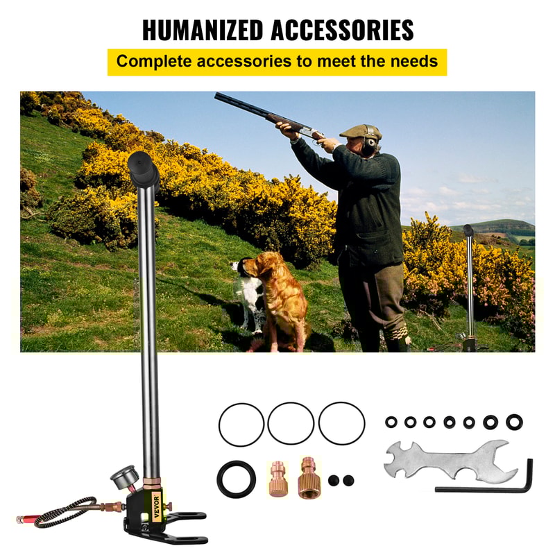 High Pressure Hand Pump Stage PCP Pump With Pressure Gauge Inflatable Air Gun Filling For Tire 6