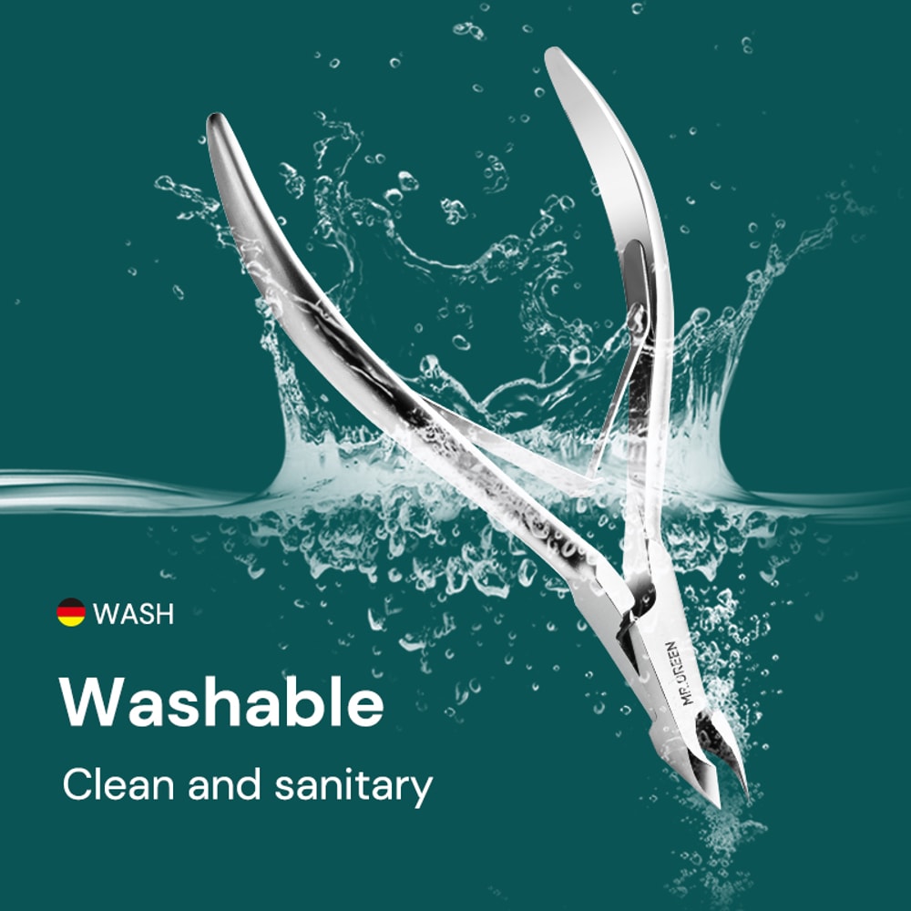 Stainless Steel Cuticle Nippers Nail Clippers Pedicure Dead Skin Remover Tool 6