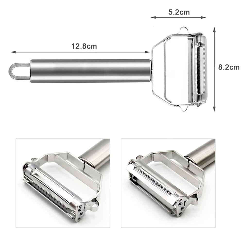 Multifunction Stainless Steel Peeler Julienne Slicer For Potato Carrot Cucumber Melon Fruit Vegeta 3