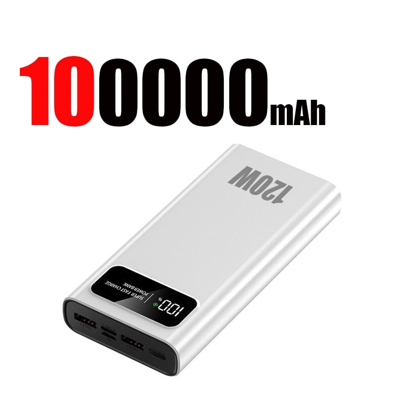 Power Bank Super Fast Charging Battery High Capacity Digital Display For Phones 9