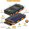 Portable Charging Poverbank Solar Power Bank External Battery Charger With Strong Light LDE Light 4