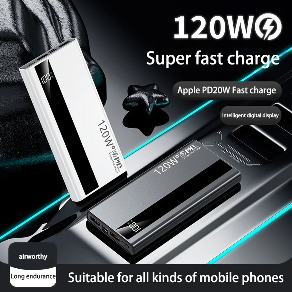 Power Bank High Capacity Super Fast Charging Portable Battery Charger 5