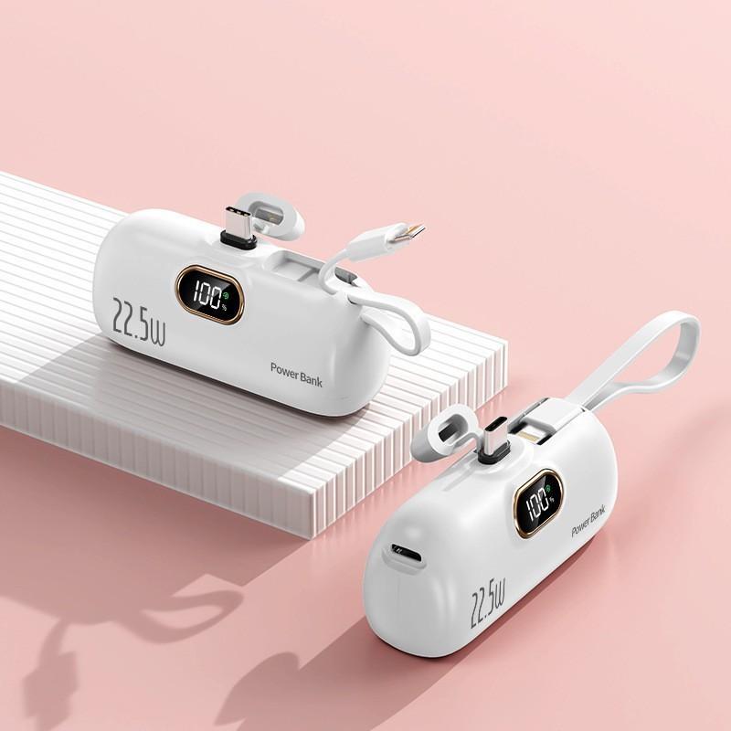 Portable Mini Mobile Power Bank, Convenient Fast Charging suitable, Compact Design for On-the-Go Use