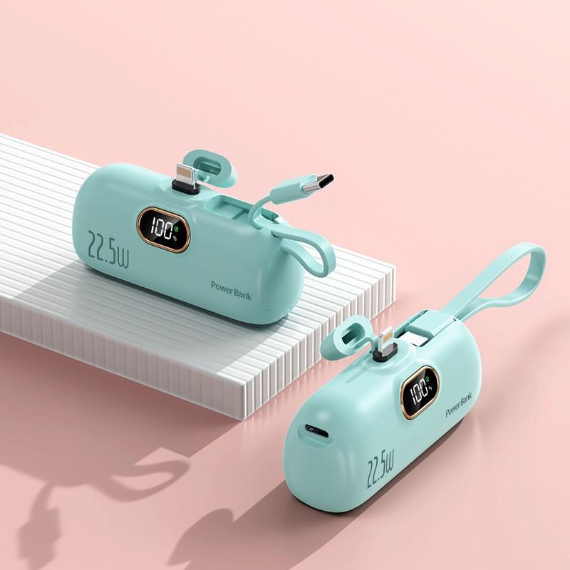 Portable Mini Mobile Power Bank, Convenient Fast Charging suitable, Compact Design for On-the-Go Use