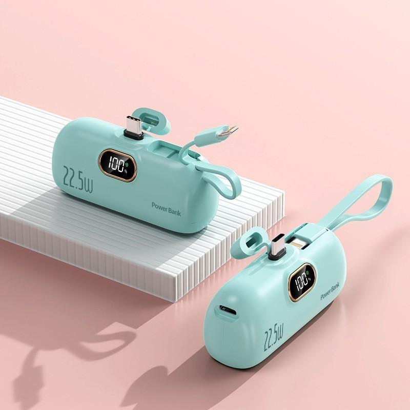 Portable Mini Mobile Power Bank, Convenient Fast Charging suitable, Compact Design for On-the-Go Use