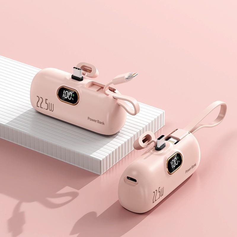 Portable Mini Mobile Power Bank, Convenient Fast Charging suitable, Compact Design for On-the-Go Use