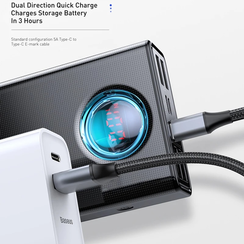 Quick Charging Power Bank SCP Portable External For Laptop Tablet Devices 3