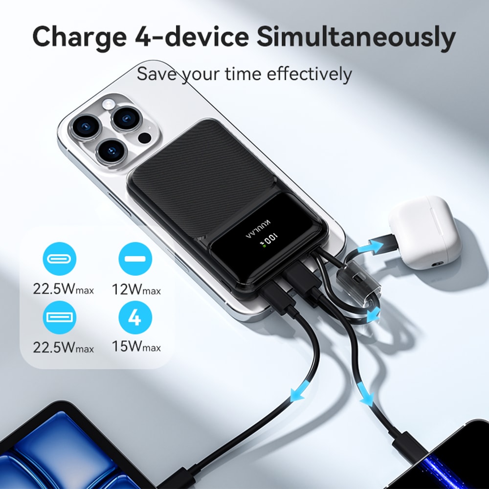 Portable Powerbank Charger Power Bank Fast Charging External Battery For Phones And Devices 3
