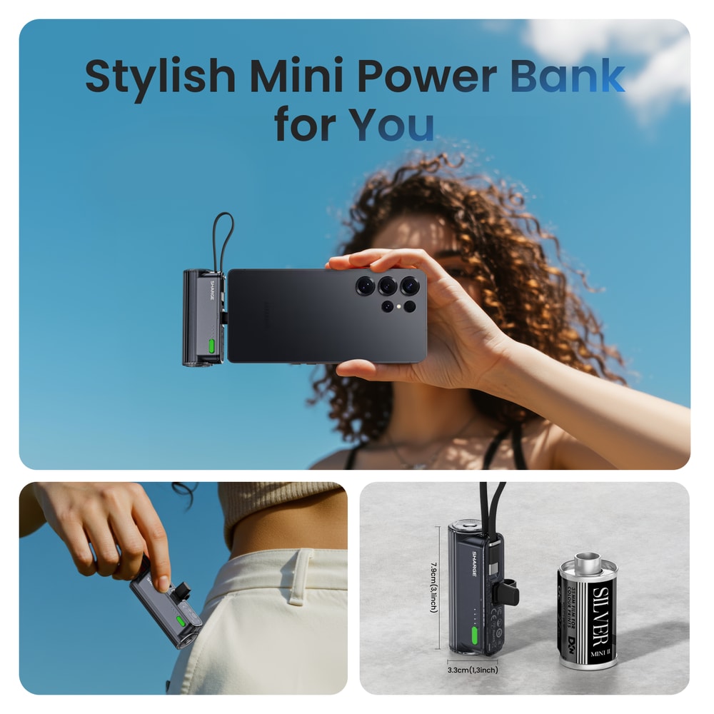 Fast Charging Flow Mini Portable Charger Power Bank Mini Battery Pack For Android IPhone 5
