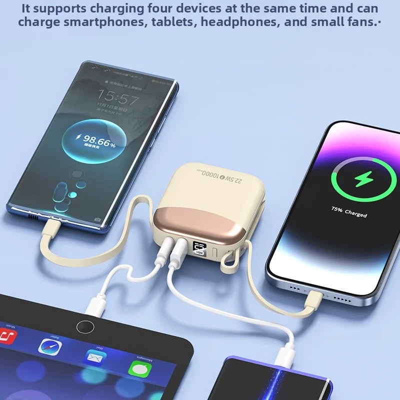 Mini Power Bank Fast ChargePowerbank External Battery For IPhone Xiaomi Huawei Samsung 5