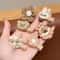 Baby Girl Hair Clips Korean Cute Fashion Cartoon Bear Bowknot Pin Milk Coffee Color Toddler Kids He 12