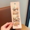 Baby Girl Hair Clips Korean Cute Fashion Cartoon Bear Bowknot Pin Milk Coffee Color Toddler Kids He 1