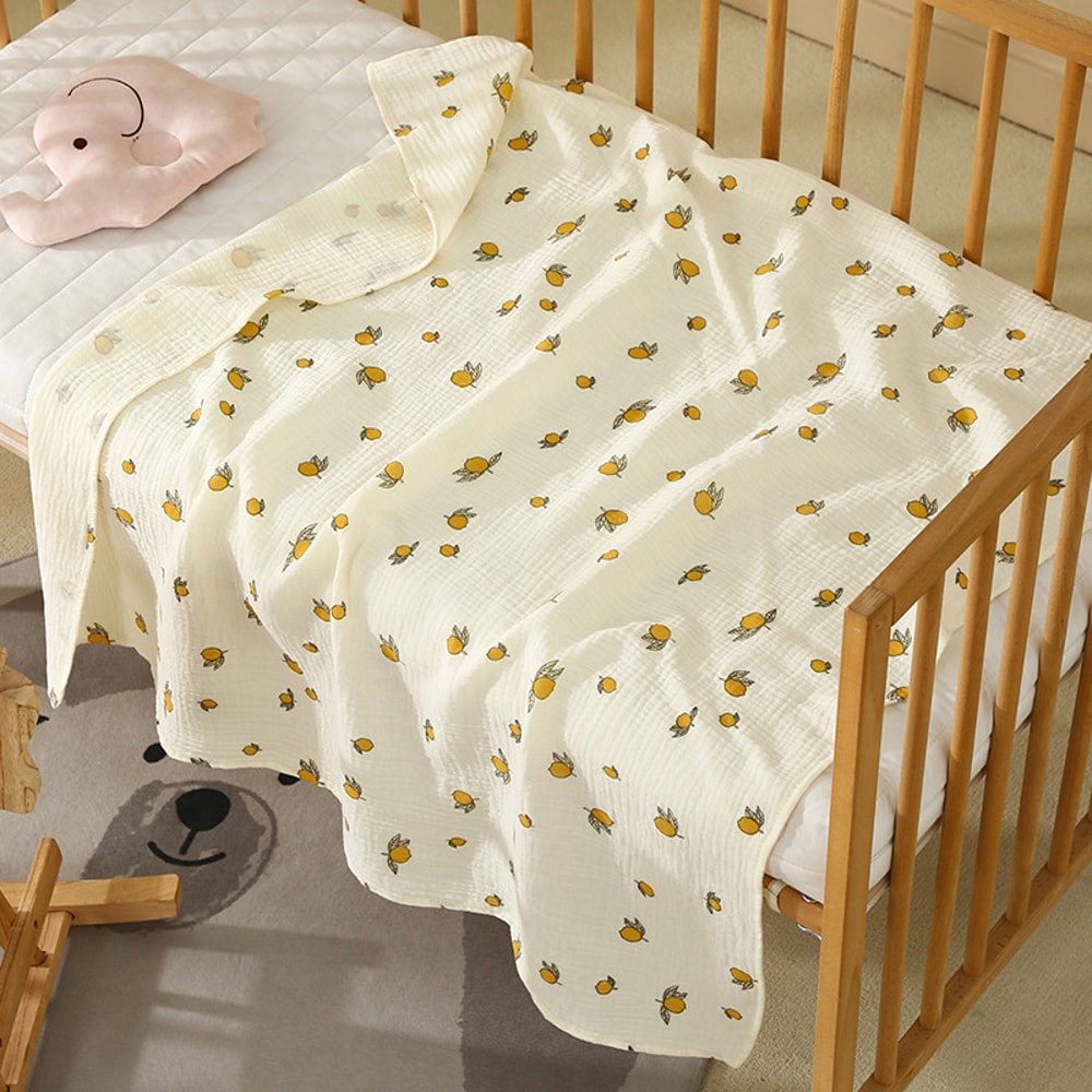 Newborn Baby Blanket Muslin Swaddle Cotton Gauze Soft Toddler Sleep Cover 3