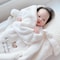 Baby Bear Plush Blanket Windproof Stroller Blanket Portable Warm Baby Swaddle Blanket Perfect For T 6