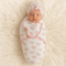 Newborn Photography Blanket Bowknot Blanket Hat Set Flower Lightweight Material 1