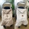 Newborn Swaddle Wrap, Hooded Blanket for Baby Stroller, Warm Baby Carrier Sling Cover, Infant Cloak Cape