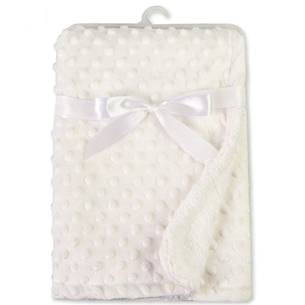 Newborn Baby Swaddles Muslin Blanket Autumn Winter Fleece Blankets For Babies Thermal Fleece Towels 2