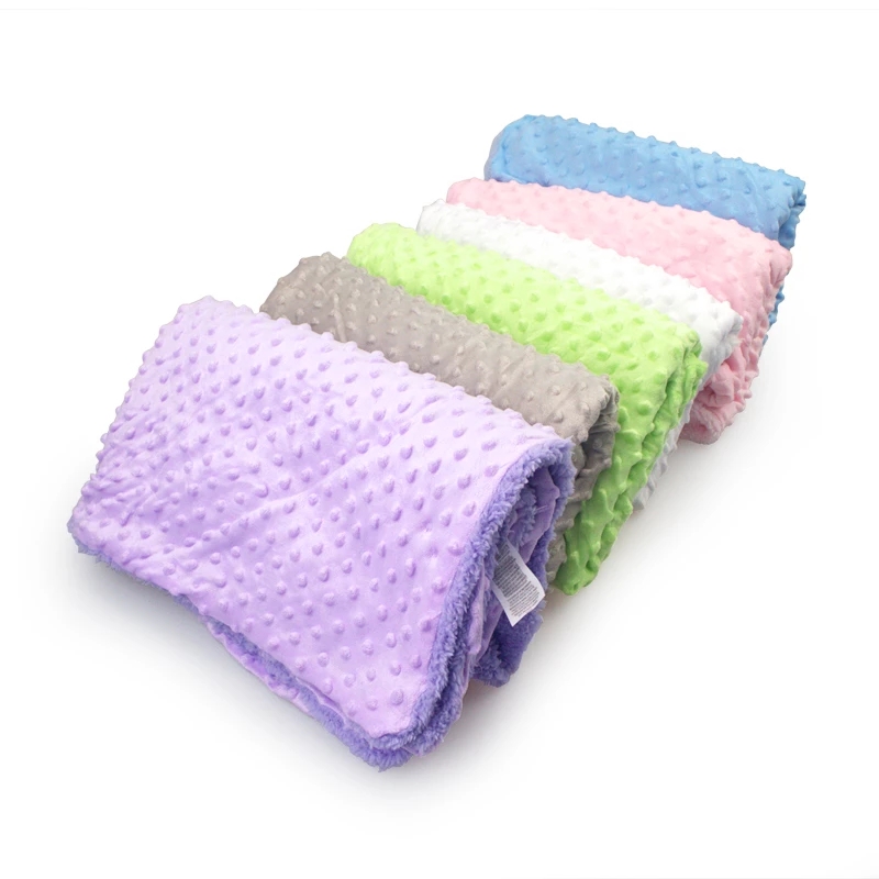 Newborn Baby Swaddles Muslin Blanket Autumn Winter Fleece Blankets For Babies Thermal Fleece Towels 8