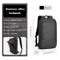 Waterproof Slim Backpack For Men Laptop Bag With USB Charging Minimalist Business Backpack For Trav 3