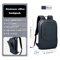Waterproof Slim Backpack For Men Laptop Bag With USB Charging Minimalist Business Backpack For Trav 1