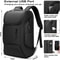 Waterproof Business Backpack With USB Charging Port Fits Laptop Smart Commute Bag For Men 4