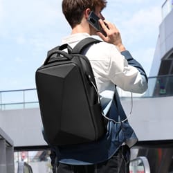 anti-theft waterproof school backpack, usb charging laptop backpack, men business travel bag, new design