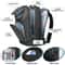 Waterproof Travel Backpack For Men Knight Business Laptop Backpack High Capacity USB Charging Multi 6