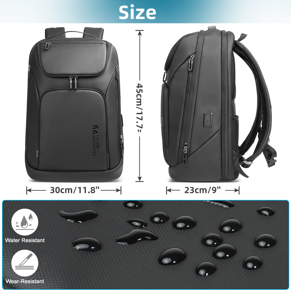 Waterproof Travel Backpack For Men Knight Business Laptop Backpack High Capacity USB Charging Multi 7