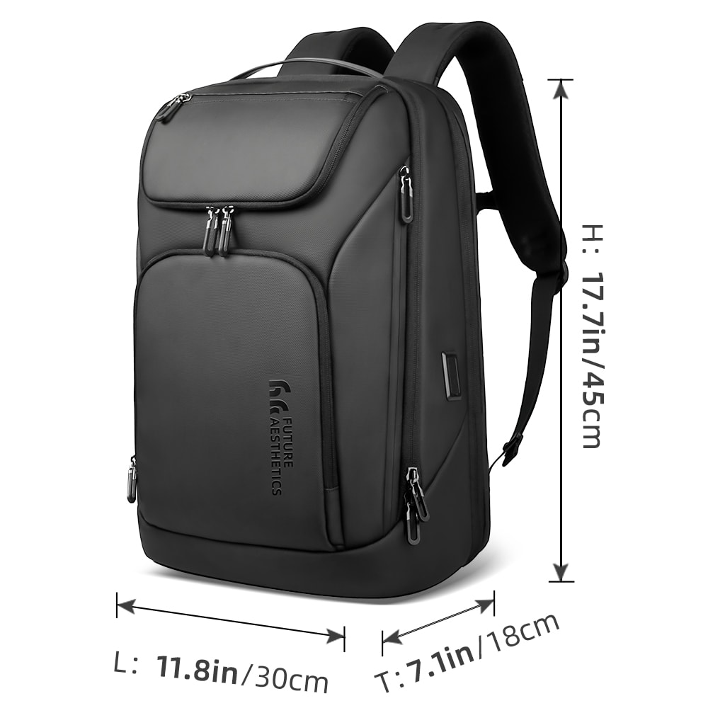 Waterproof Travel Backpack For Men Knight Business Laptop Backpack High Capacity USB Charging Multi 1