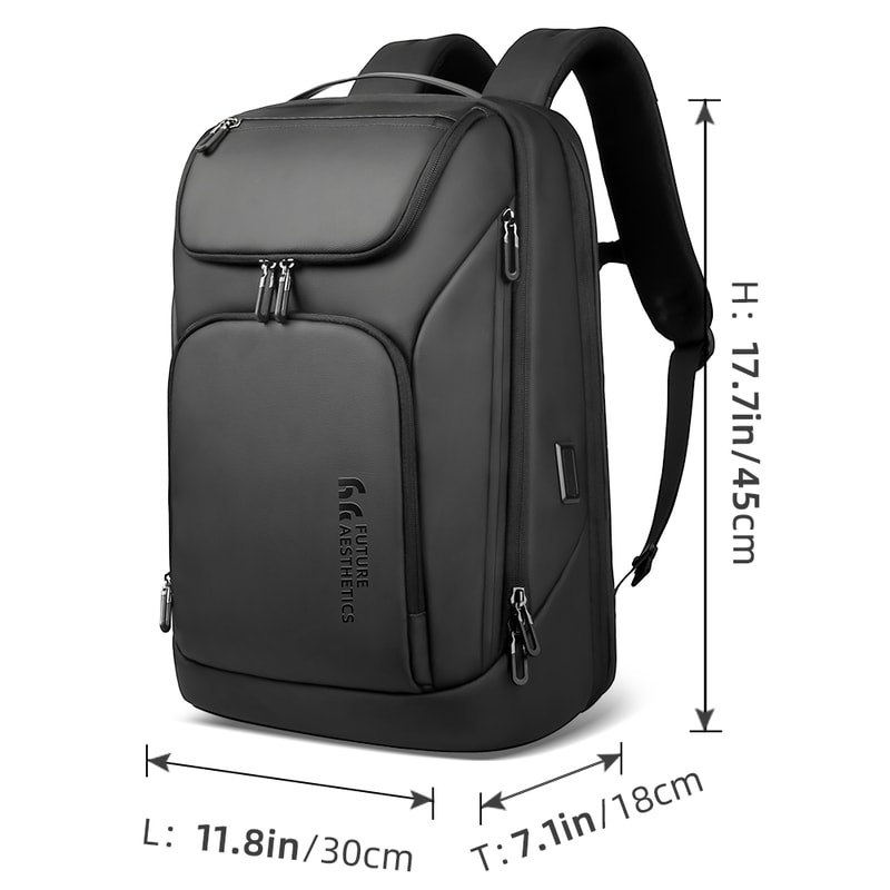 Waterproof Travel Backpack For Men Knight Business Laptop Backpack High Capacity USB Charging Multi 1