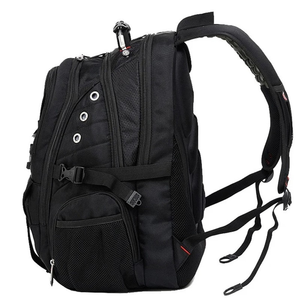 Vintage School Backpack Large Capacity Waterproof Oxford Bag Laptop Travel Rucksack For Men 6