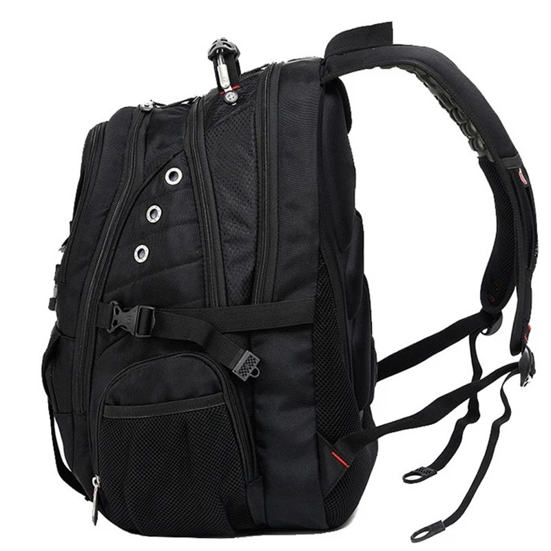 Vintage School Backpack Large Capacity Waterproof Oxford Bag Laptop Travel Rucksack For Men 6