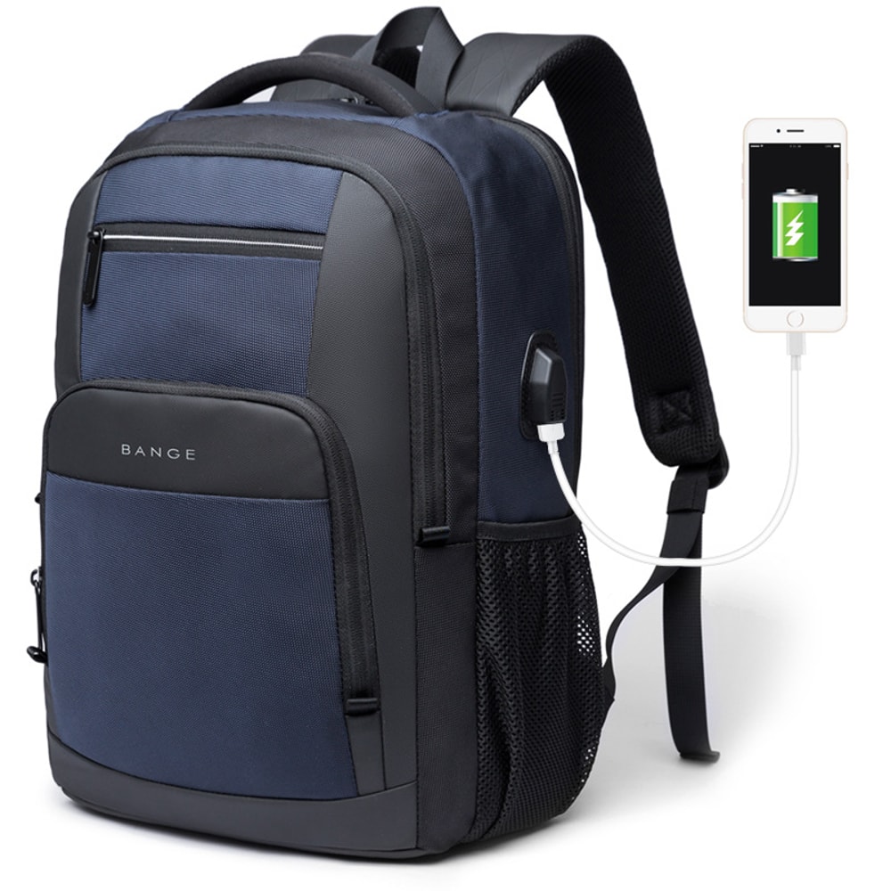 Waterproof Travel Backpack With USB Charging Port Laptop Backpack For Men And Women Teen School Bag 1