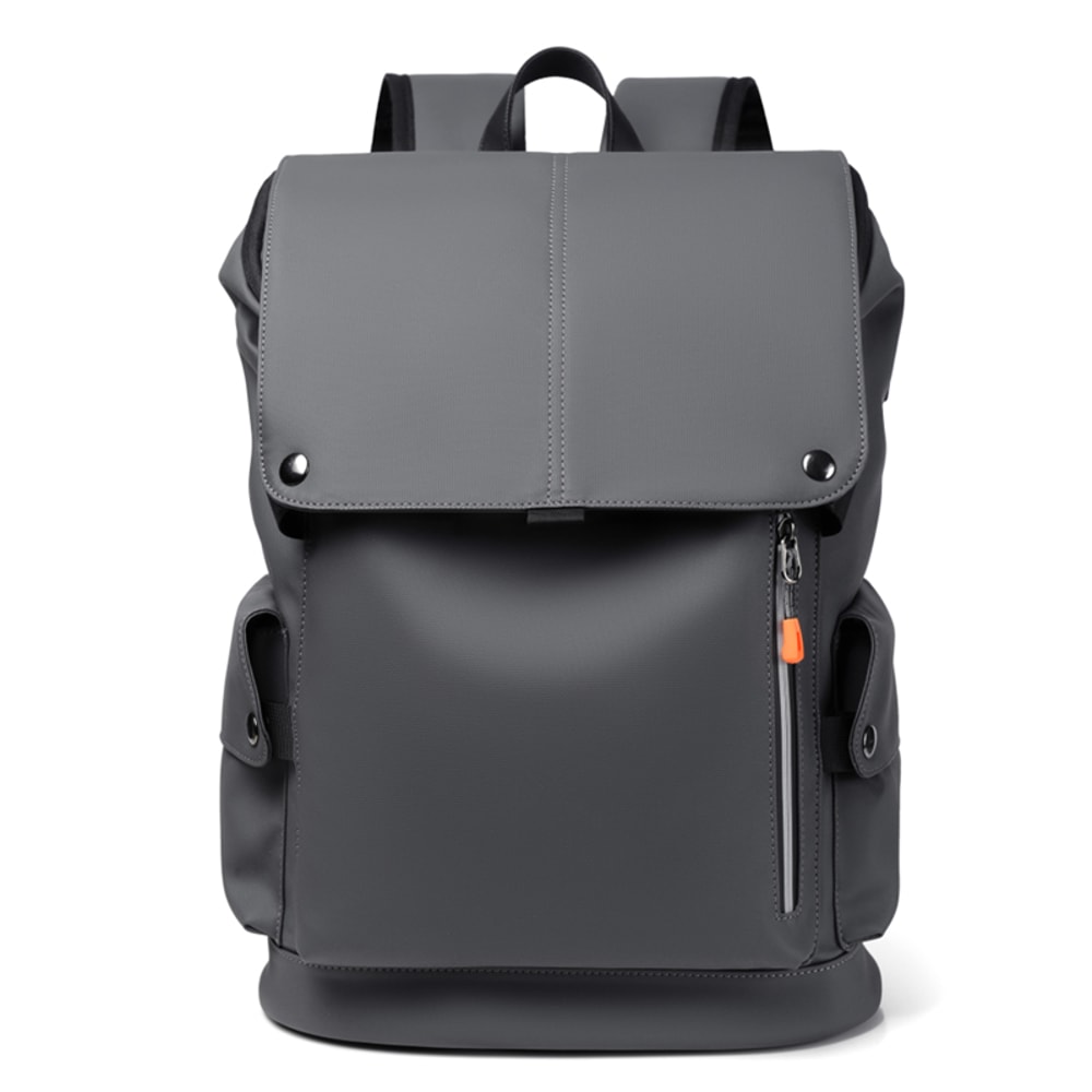 Waterproof High Quality PU Leather Mens Laptop Backpack Large Business Computer Backpack For Urban 4