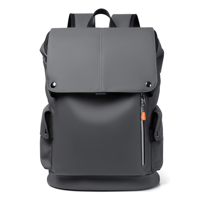 Waterproof High Quality PU Leather Mens Laptop Backpack Large Business Computer Backpack For Urban 4