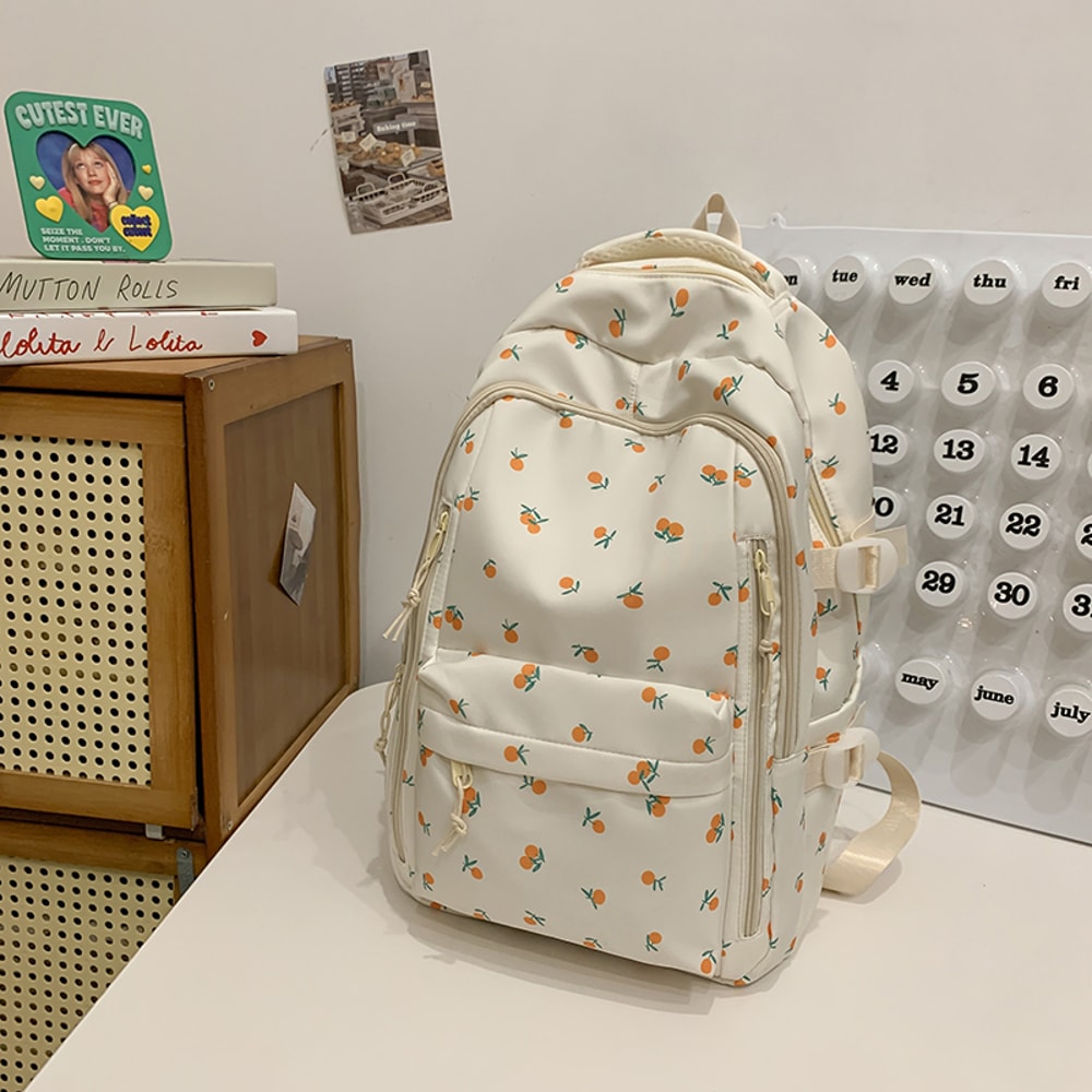 Fashionable Cute Backpack For Girls Large Capacity School Bag Student Travel Storage Bag Portable B 3