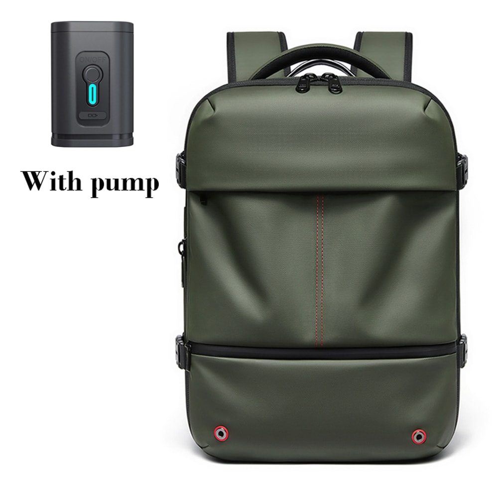 Travel Women Backpack Vacuum Compression 16 Inch Laptop Backpack USB Charging School Backpack 12