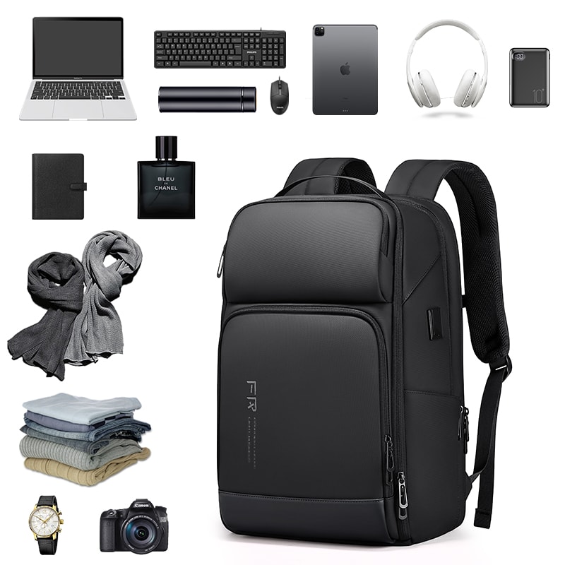 USB Charging Backpack For Men Waterproof Business Backpack Laptop Fit Travel Backpack Large Capacit 3