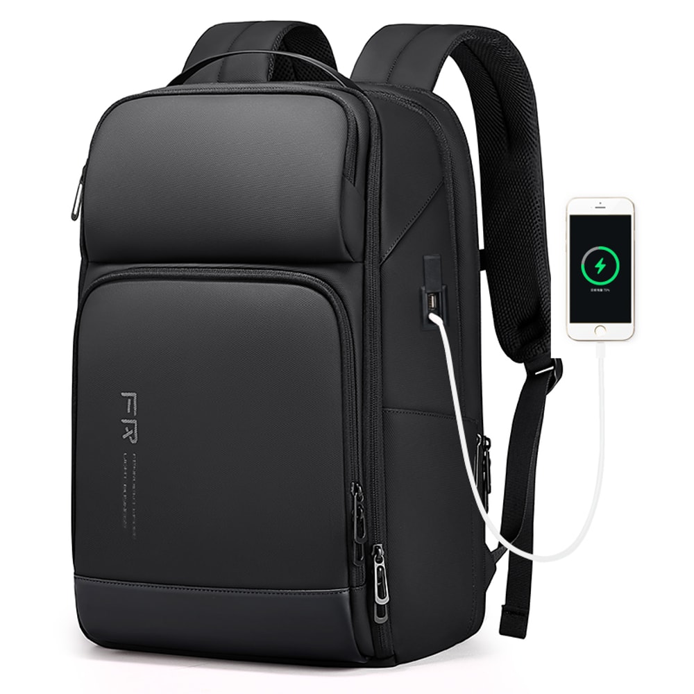 USB Charging Backpack For Men Waterproof Business Backpack Laptop Fit Travel Backpack Large Capacit 0