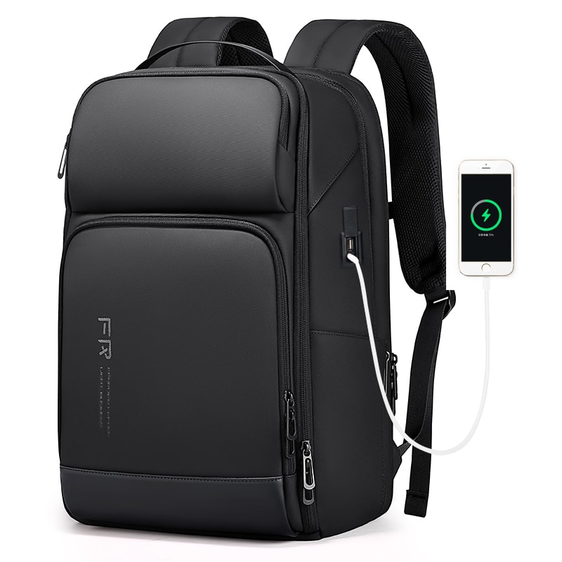 USB Charging Backpack For Men Waterproof Business Backpack Laptop Fit Travel Backpack Large Capacit 0