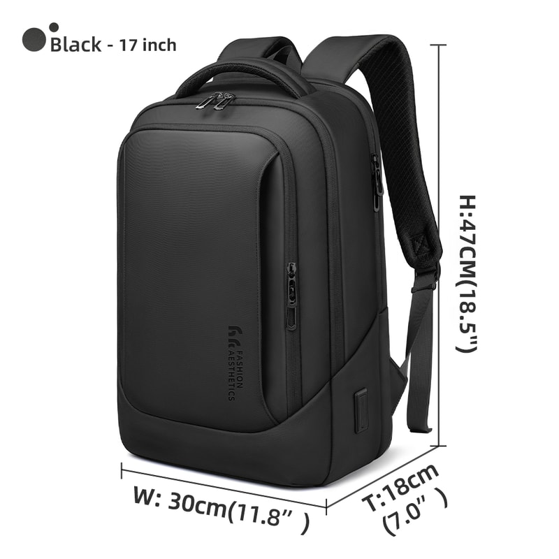 Waterproof Laptop Bag For Men Designer Sports Backpack With USB Charging Business Travel Backpack