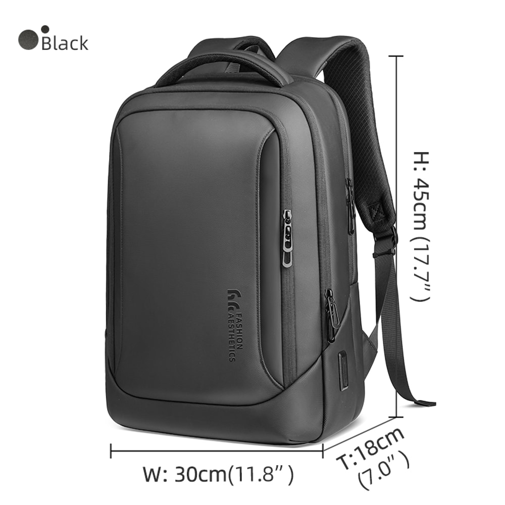 Waterproof Laptop Bag For Men Designer Sports Backpack With USB Charging Business Travel Backpack