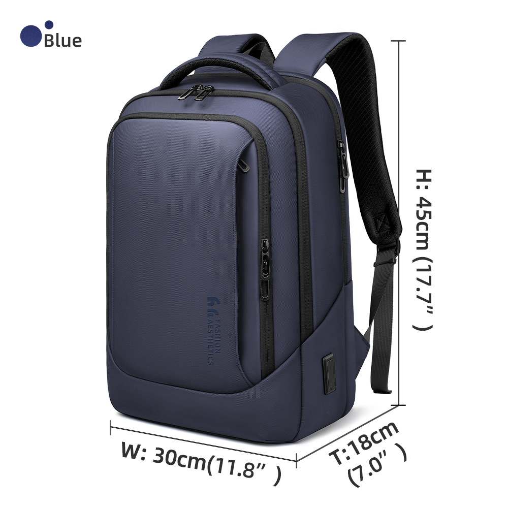 Waterproof Laptop Bag For Men Designer Sports Backpack With USB Charging Business Travel Backpack