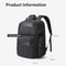 Waterproof Anti Theft Laptop BackpackUSB Recharging AntiWrinkle Oxford Backpack Men Fashion Travel 1