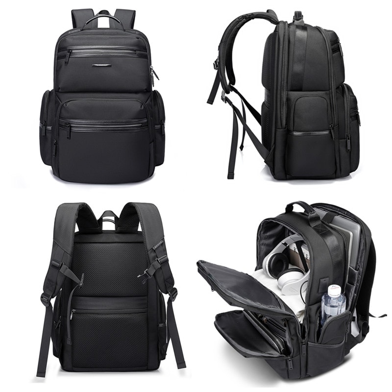 Waterproof Anti Theft Laptop BackpackUSB Recharging AntiWrinkle Oxford Backpack Men Fashion Travel 2