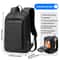 Waterproof Travel Business Backpack With USB Charging Multifunction Backpack For Men 2
