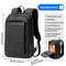 Waterproof Travel Business Backpack With USB Charging Multifunction Backpack For Men 2